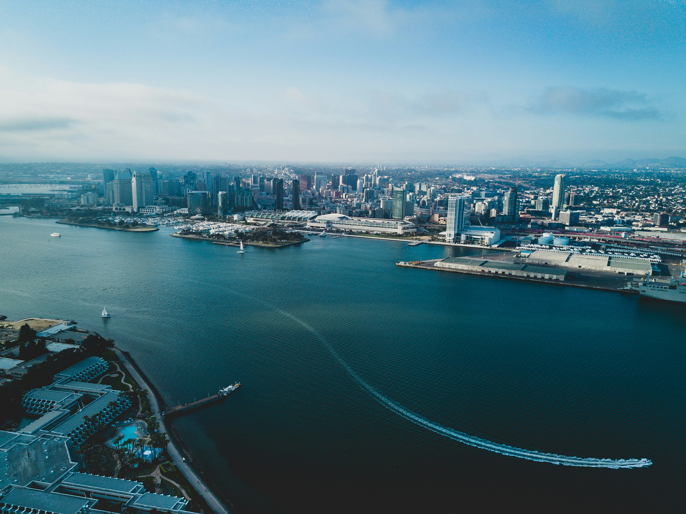 San Diego waterfront and downtown skyline